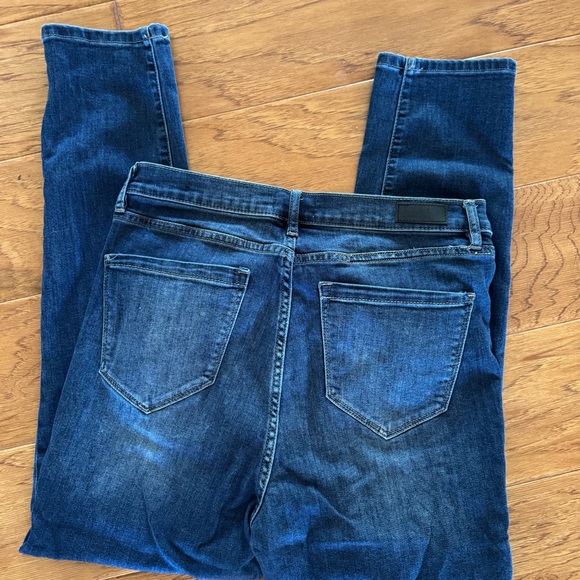 Nicole Miller New York Jeans Women’s 10 Soho High-Rise Skinny Crop Distressed - Picture 3 of 3